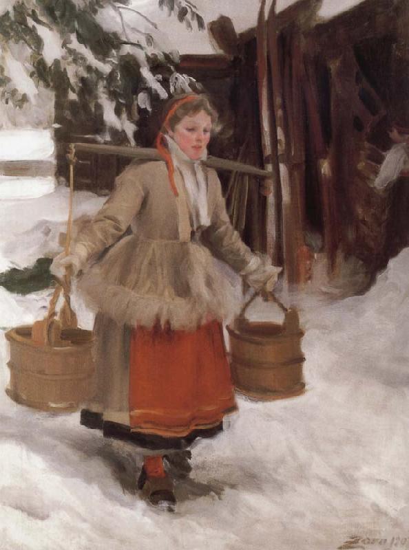 Anders Zorn Unknow work 101 oil painting picture